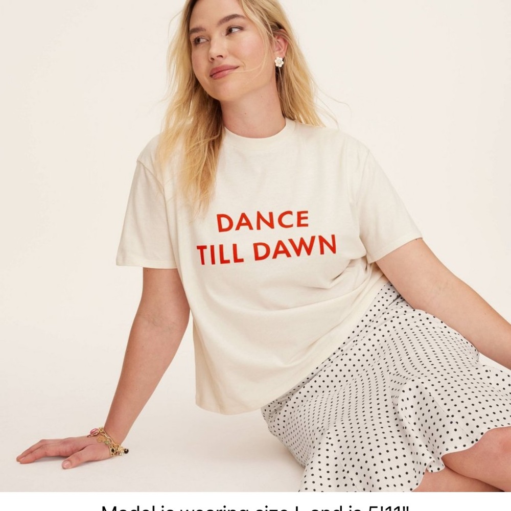 NWT Kate Spade New York For Target Dance Till Dawn Short Sleeve T-shirt Small